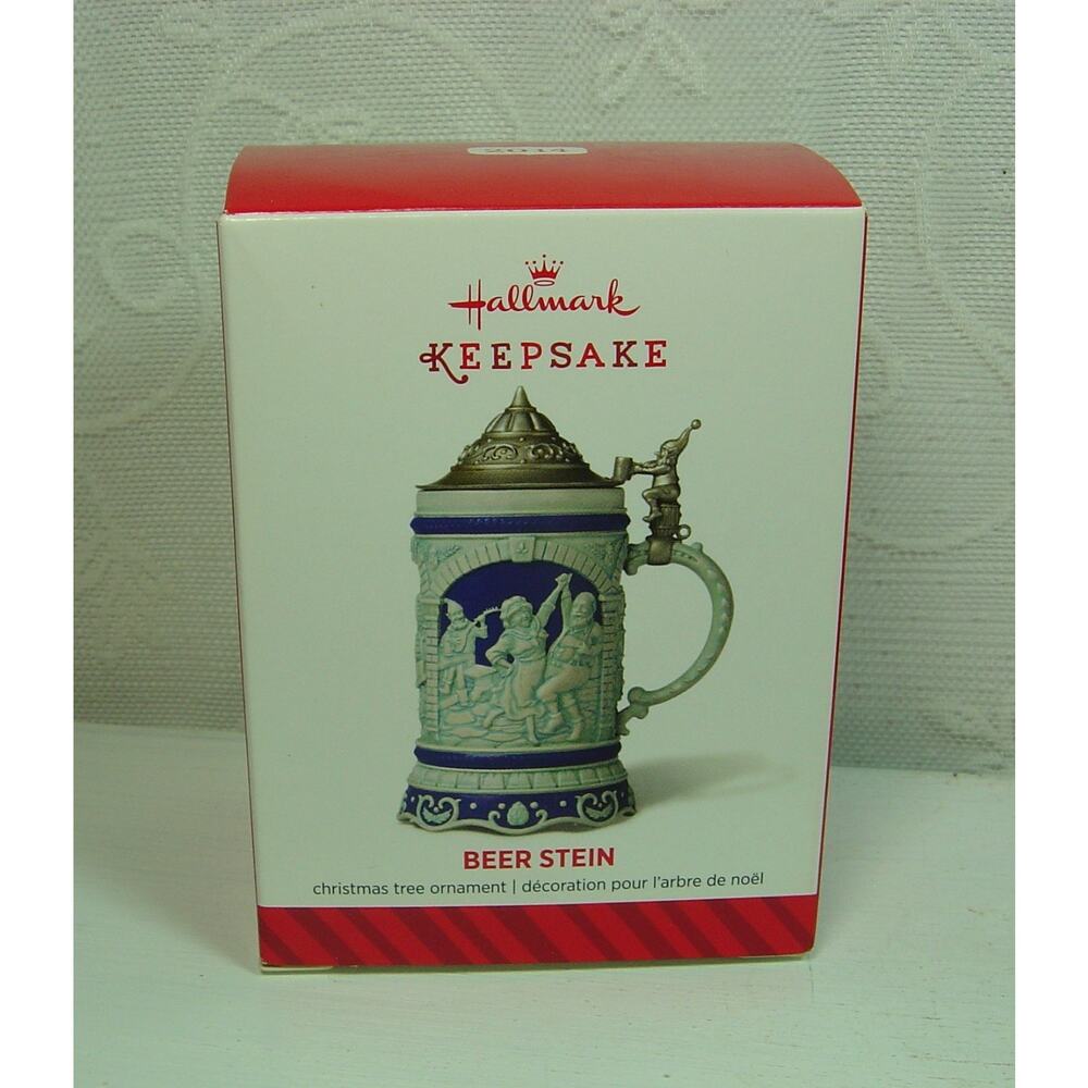 HALLMARK ORNAMENT-BEER STEIN FROM 2014-WITH BOX - Picture 4 of 5